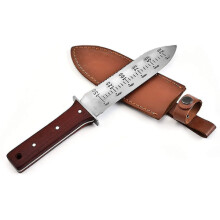 Hori Stainless Steel Garden Knife For Gardening With A Leather Case