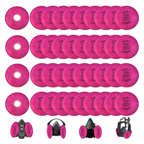 20 PACK 2091 P100 Particulate Filter Compatible with 2091, for 6000 1