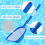 Poolskimmer Poolnet med 3-sektioners stang, Poolskimmernet 4