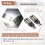 4Pcs Bright White Canbus LED Bulb for Car Backup Reverse Lights 912 7