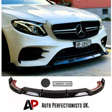 For Mercedes E Class E43 E53 AMG Line Front Splitter Spoiler Lip W213