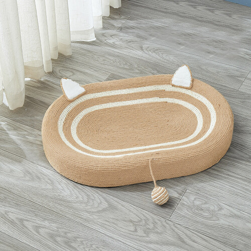 Living And Home Oval Cardboard Cat Scratching Board Pet Bed 2