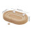 Living And Home Oval Cardboard Cat Scratching Board Pet Bed 6