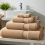 (2x Latte) Extra Large Super Jumbo Bath Sheet Towel 100% Egyptian Cotton Bath Sheets 1