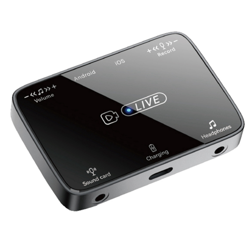 Adaptateur de carte son 2 en 1 pour diffusion en direct