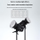Lampe vidéo bi-LED 300 W, éclairage LED continu, prise UE 1
