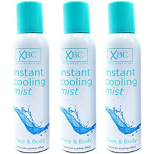 XBC Cooling Mist Spray, 150ml - Pack of 3