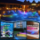 Rechargeable Submersible LED Pool Lights with Remote,Waterproof 5