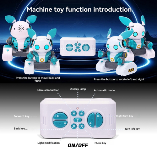 Jouet robot AI, détection de gestes, jouet robot RC rechargeable B 2