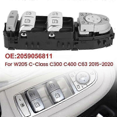 A2059056810 Car Front Left Power Master Window Control Switch compatible Mercedes-Benz W205 C-Class 1