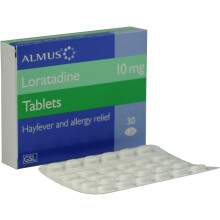 180-10mg Loratadine Hay Fever & Allergy Relief Tablets 6 Months
