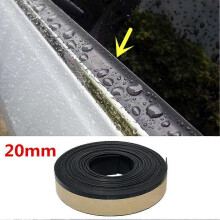 4M Afgedichte Strips 13FT Auto Zijdeur Raam Glas Rubberen Afdichting Weerstrip Regenklep Universeel