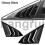 For Vent Quarter Window Louver Cover Triangular Window Trim Accessories 4