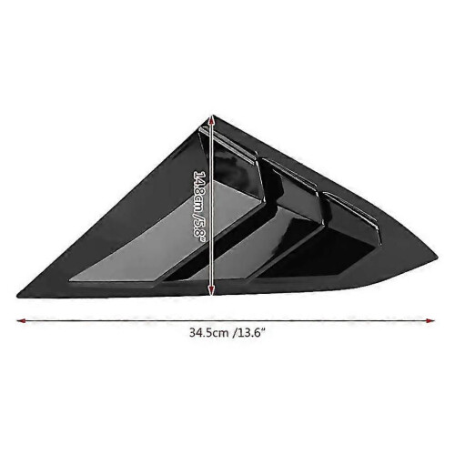 For Vent Quarter Window Louver Cover Triangular Window Trim Accessories