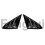 For Vent Quarter Window Louver Cover Triangular Window Trim Accessories 2