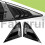 For Vent Quarter Window Louver Cover Triangular Window Trim Accessories 3