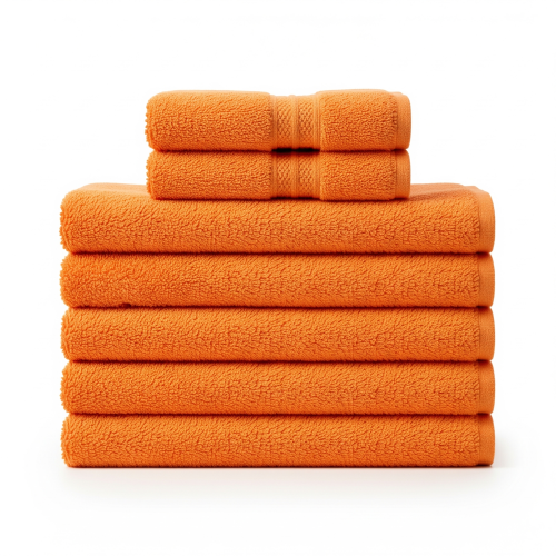 (2x Orange) Extra Large Super Jumbo Bath Sheet Towel 100% Egyptian Cotton Bath Sheets 1