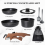 8 PCS Kitchen Cookware | Non-Stick Granite Pots and Pans Set Removable 4