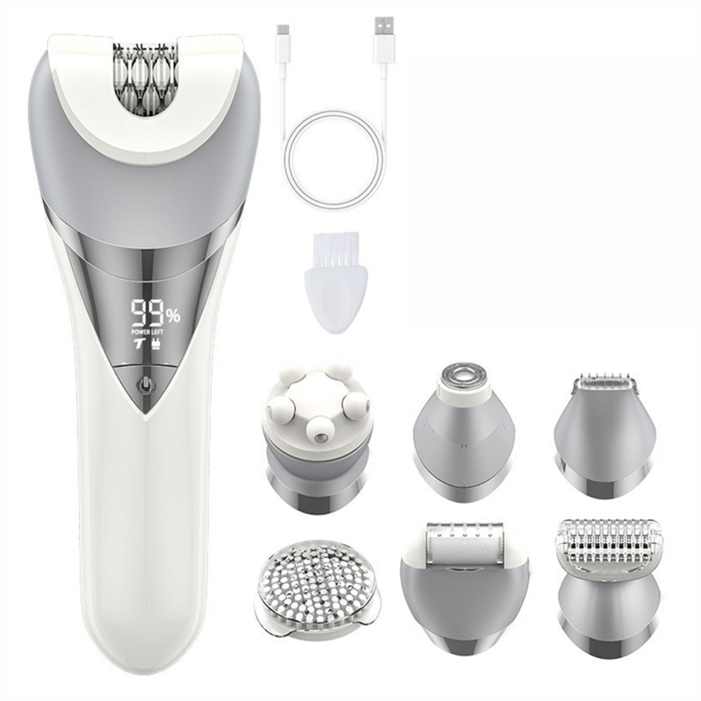 Electric Trimmer for Women 6 in 1 Painless Wet & Dry Women Shaver