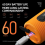 Barbeador elétrico masculino com tela digital inteligente e carregamento USB laranja 7