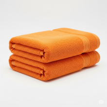(2x Orange) Extra Large Super Jumbo Bath Sheet Towel 100% Egyptian Cotton Bath Sheets