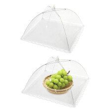 Foldable Food Fly Screen Cover for Barbecues, Parties, Buffets