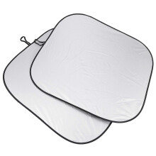 Windshield Sun Shade 2-Piece Car Sun Blocker Visor (Universal Fit)