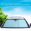 Windshield Sun Shade 2-Piece Foldable Car Front Window Sunshade Auto Sun Blocker Visor Protector Bl 5