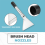 Universal Carpet Cleaner Nozzle with Steel Pipe Adapters Wet/Dry 5