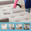 Universal Carpet Cleaner Nozzle with Steel Pipe Adapters Wet/Dry 7