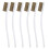 copper wire brush, ergonomic handle, rust removal, compact design, robust for industrial cleaning and maintenance 1