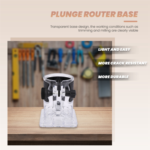 Base de défonceuse plongeante électrique pour le travail du bois 2