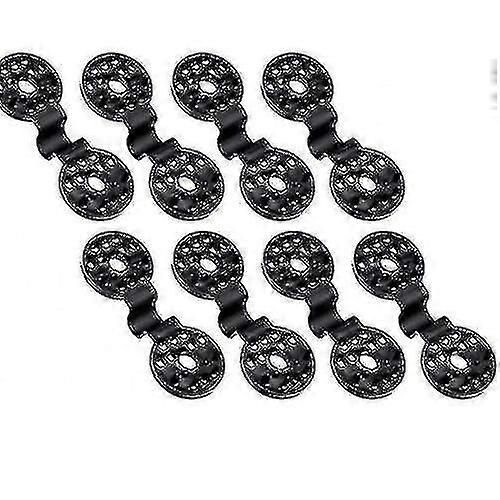 40 Pcs Sunshade Cloth Plastic Clip Net Round Sunshade Net Clip Black Clip 1