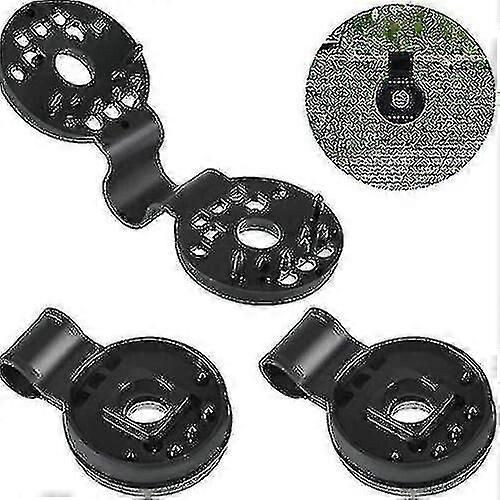 40 Pcs Sunshade Cloth Plastic Clip Net Round Sunshade Net Clip Black Clip 2