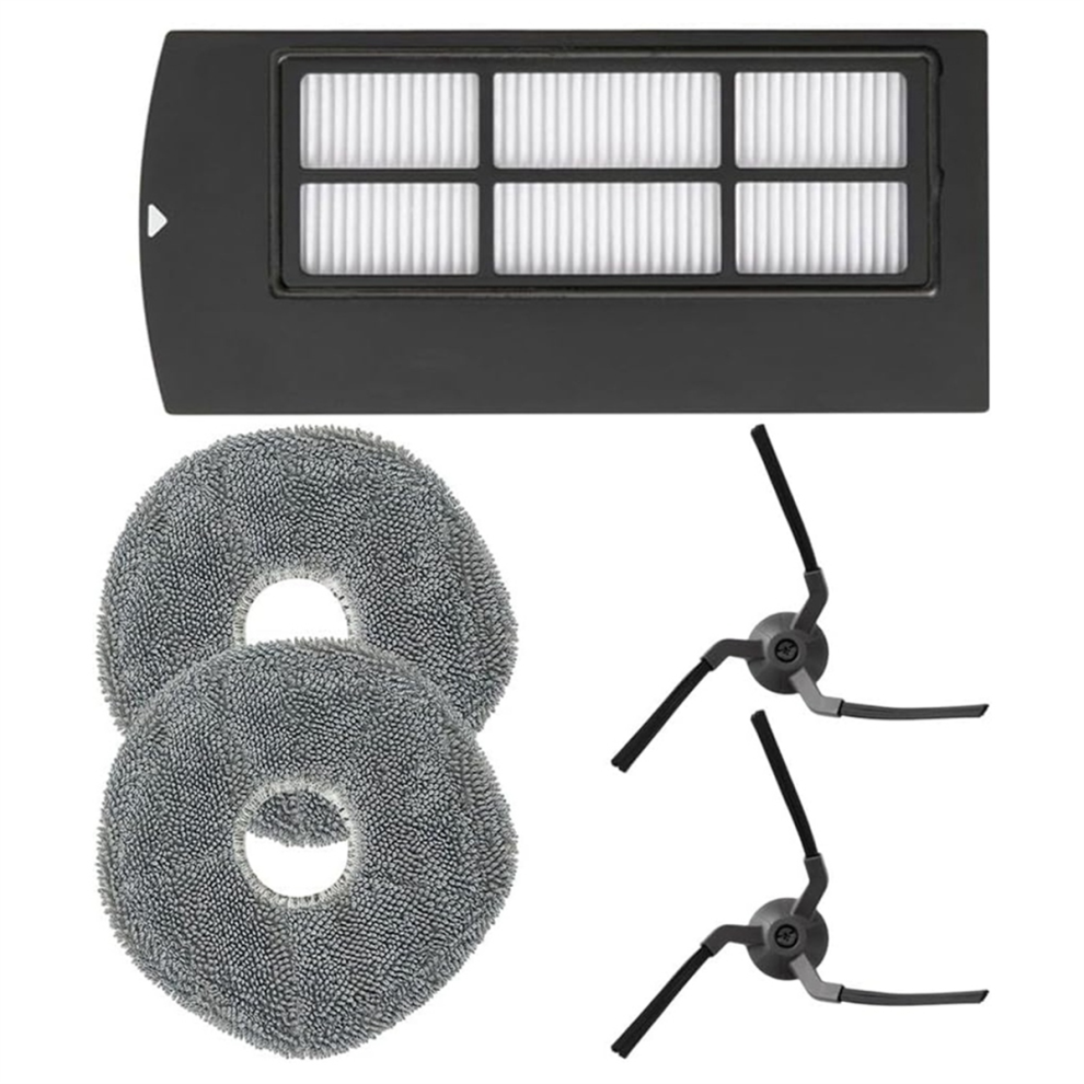 SeitenbüRsten-Filter-Mopp-Pad FüR Clean X9 Pro Roboterstaubsauger-image