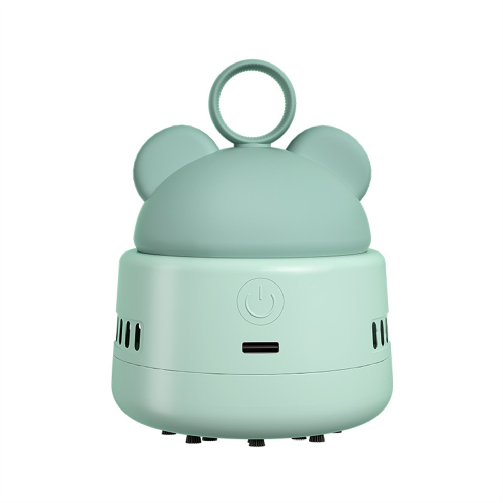Aspirapolvere Da Tavolo Carino Mini Bearhead Ring Vacuum Lake Green