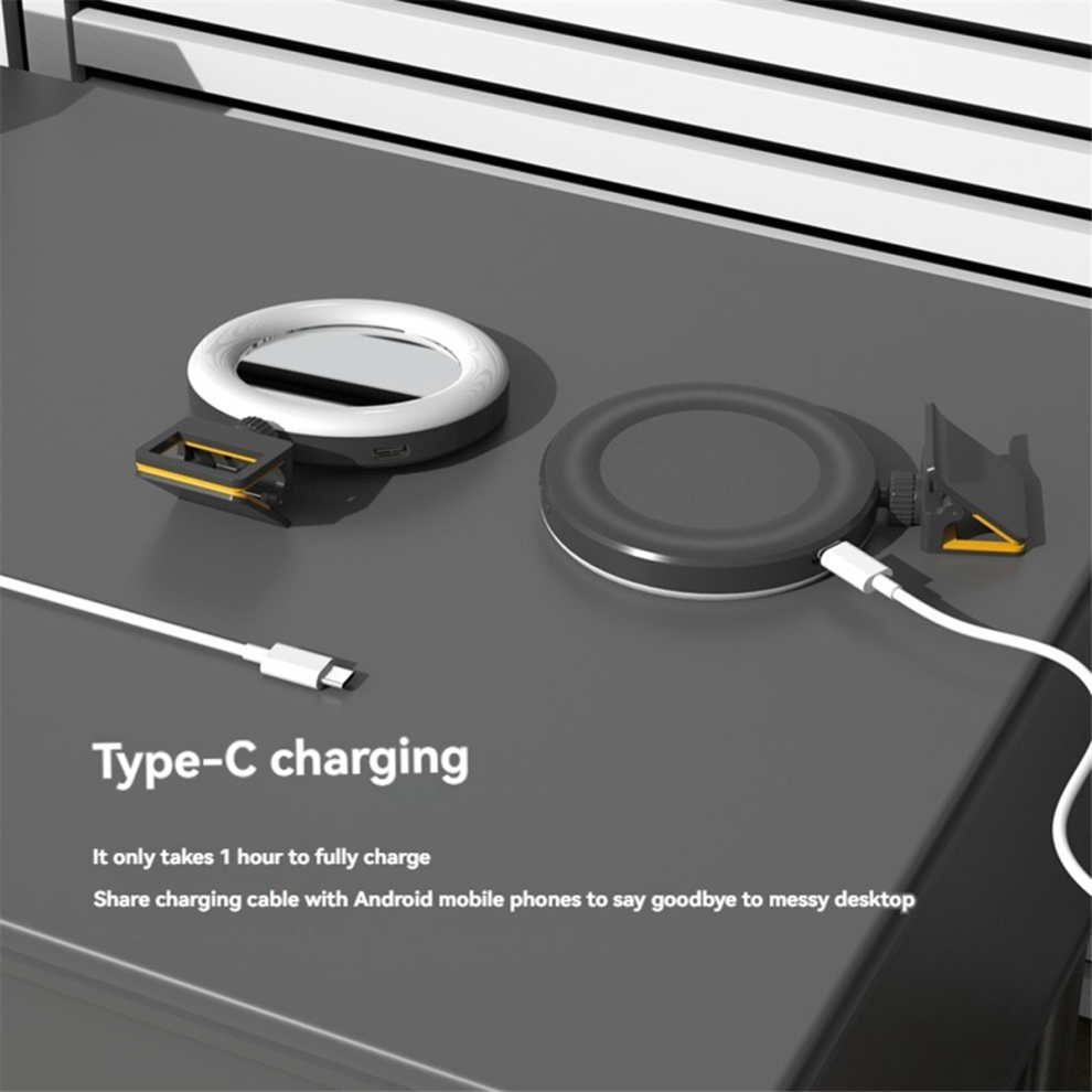 Luce Ad Anello Per Selfie, Luce Ad Anello Per Selfie Ricaricabile E Portatile Con Clip