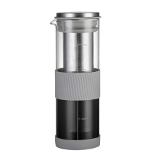 Cafetera de café frío con infusor de té - Jarra de vidrio de 800 ml