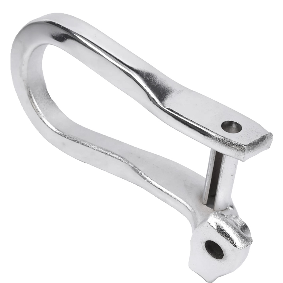 For 2015-2019 Front Bumper Towing Hooks Silver 4712759655344