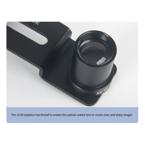Universal Microscope Phone Clip 12.5X Eyepiece Lens Cell 2