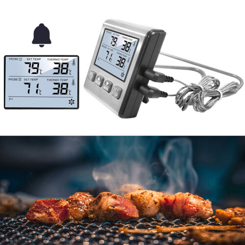 for Oven Smoker Kitchen Cooking Grilling Meat BBQ Thermometer 1