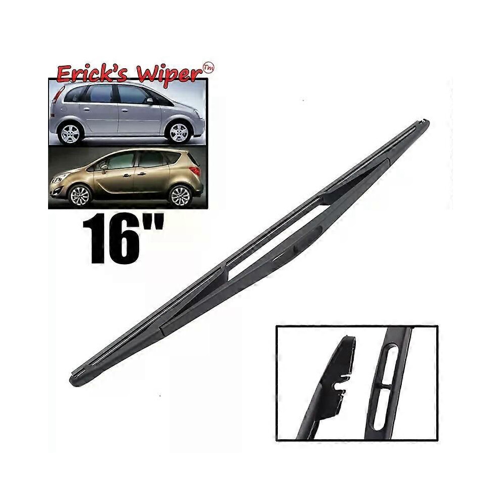 Wiper Blade 16 Inch Rear Wiper Blade For Vauxhall Opel Meriva A B 2003 - 2017 Windshield Car Rain Brush