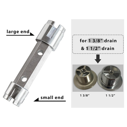 Tub Drain Remover Wrench Removal Tool 1