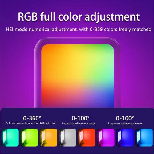 Mini RGB Hot Boot Fill Light Live Photography LED Portable 2