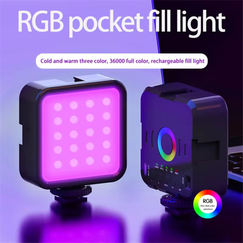 Mini RGB Hot Boot Fill Light Live Photography LED Portable 1