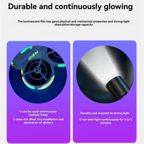 Adesivo luminoso per accessori B 1