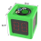 Cube Timer 1.4in 4 Sided Digital Shot Countdown Stopwatch Green 3