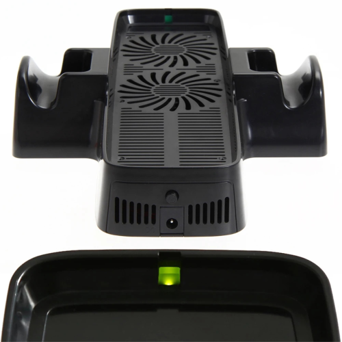Console Cooling Fan with Dual Dock Stand for Game Controller 1