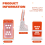 Stativ til Gamma 601 Supra401 Minerbeslag Orange+Hvid 6