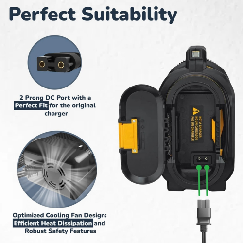 13.8V Charger N557514 for DCC020IB Inflator Power, EU PLUG 2